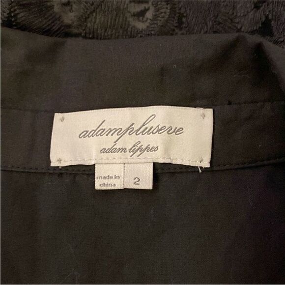 Adam Lippes tiered eyelet black dress, US2 - Picture 10 of 11